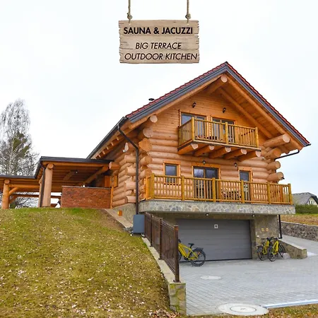 Luxury Log House Villa